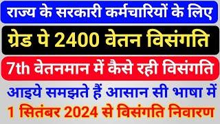 राजस्थान में 2400 ग्रेड पे के सरकारी कर्मचारियों के वेतन विसंगति क्या है आसान भाषा में समझिए