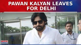 Jana Sena Chief Pawan Kalyan Leaves For Delhi All Set To Take Part In Crucial NDA Meeting  LS 2024