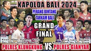 LAGA SERU GRAND FINAL KAPOLDA BALI CUP 2024  POLRES GIANYAR DIPERKUAT PON BALI Vs POLRES KLUNGKUNG