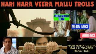 hari hara veera mallu teaser reaction  hari hara veera mallu teaser troll hari hara veera mallu