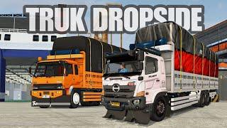 SHARE 2 MOD BUSSID TRUK FUSO FN DAN HINO 500 VERSI DROPSIDE