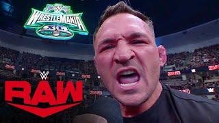 UFC star Michael Chandler calls out Conor McGregor at Raw Raw highlights Feb. 19 2024