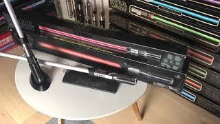 Darth Vader Force fx lightsaber by Hasbro vs Disney Parks exclusive Lightsaber