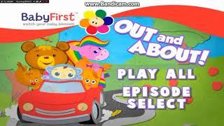Opening to Baby First TV Out And About 2016 DVD