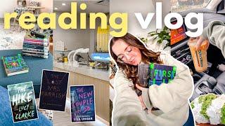 a cozy reading vlog  reading new releases thriller and mysteries + five star reads 