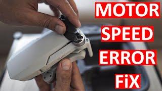 DJI Mavic Mini Motor speed error çözümü Pervane değişimi