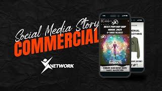 Story Commercial for X Network First Set  Animated Instagram Ads 2021