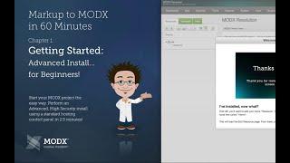 Getting Started with MODX Revolution on cPanel Hosts + Advanced Installation