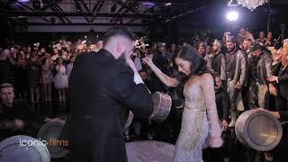 Must watch wedding entry Bride and Groom enter to Lebanese Arabic Drums