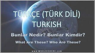 Lets Study Turkish -010- What are these?  Bunlar nedir? In English