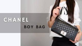 CHANEL BOY BAG REVIEW OLD MEDIUM PROS & CONS MOD SHOTS WHAT FITS INSIDE  Irene Simply