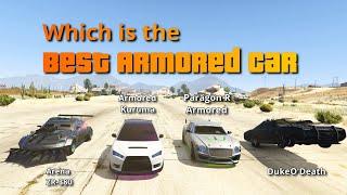 GTA V Which is the Best Armored Car  Kuruma Duke Paragon ZR-380