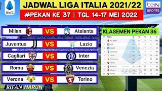 Jadwal Liga Italia Pekan 37  Milan vs Atalanta  Klasemen Serie A 2022 Terbaru  Live Bein Sport