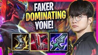 FAKER DOMINATING WITH YONE - T1 Faker Plays Yone MID vs Hwei  Season 2024