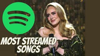 Las 20 canciones de Adele con mas streams en Spotify Feb2024