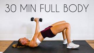 30 min FULL BODY SCULPT At Home NO JUMPING Warm up & Cool Down Included