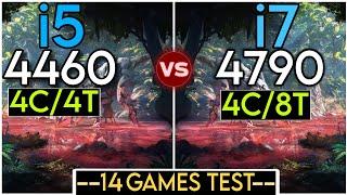 i5 4460 vs I7 4790 - Test In 14 Games - How Big Difference ? - ft. GTX 1660 SUPER