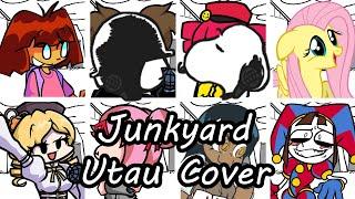 Junkyard but Different Characters Sing It FNF Junkyard but Everyone Sings it - UTAU Cover