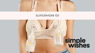 How to Use the Simple Wishes SuperMom Nursing & Hands-Free Pumping Bra