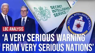 MI6 and CIA bosses issue ‘threat to world order’ warning  LBC analysis