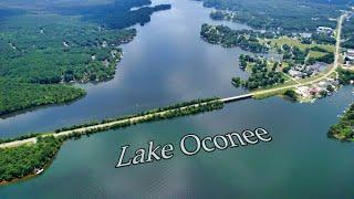 Lake Oconee - Aerial View  Georgia Lake Near Athens