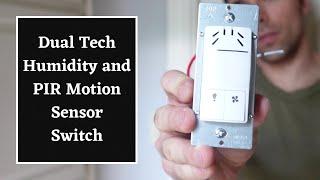 Topgreener’s Dual Tech Switch  How to Install a Humidity and Motion Sensor Switch for the Bathroom