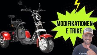 Modifikationen E Trike Citycoco Coco Bike Elektro Trike CP3 CP7