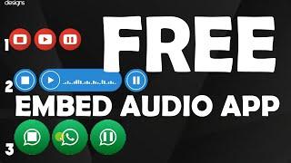 Its  Now Free The HTML5 YouTube Audio Embed Audio App has become Free Click Here To Start Using It