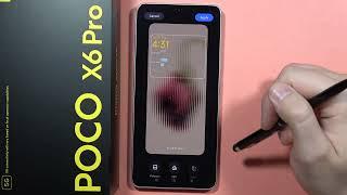 POCO X6 Pro Customize Lock Screen #howtodevices