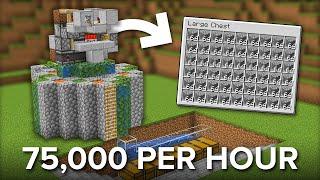 FASTET COBBLESTONE FARM  MINECRAFT 1.20 TUTORAIL