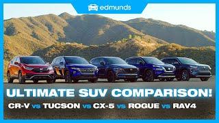 Best Small SUV Comparison 2021 CR-V vs. RAV4 vs. CX-5 vs. Rogue vs. Tucson