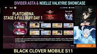 Plaitchidna Stage 6 Full buff Day 1  Black Clover Mobile season 11