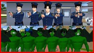 Cops and Monsters  SAKURA School Simulator