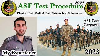 ASF Test Procedure 2023  Asf Test Preparation 2023  ASF Physical Test  Written Test  Interview