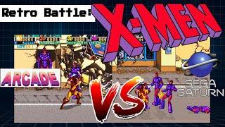 X-Men Arcade vs Sega Saturn
