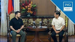 Ukraine’s Zelensky meets with Marcos thanks PH for support  INQToday