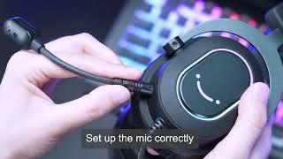 Tutorial on How to Properly Install the Microphone for FIFINE AmpliGame H6 Headset