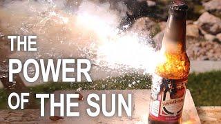 Burning Stuff With 2000ºF Solar Power