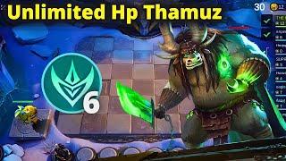 GURDIAN THAMUZ UNLIMITED HP REGEN MAGIC CHESS NEW META  MLBB MAGIC CHESS BEST SYNERGY COMBO TERKUAT