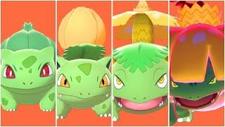 FULL BULBASAUR EVOLUTION TEAM Shiny Bulbasaur Ivysaur Venusaur Venusaur Gigantamax