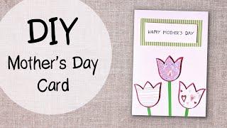 DIY Mothers Day Card  QUICK & EASY 