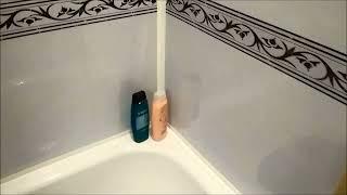 Самоклеющаяся ПВХ плитка в ванной комнате.  Быстро и не дорого.  АлиЭкспресс. #плитка #алиэкспресс