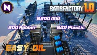 T5 & 6 Unlocked Fast Easy Powerful Build for STARTER OIL  05   Satisfactory 1.0  Lets Play