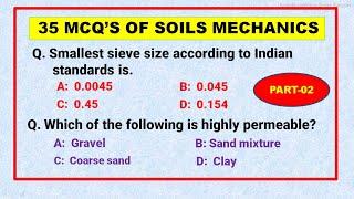 Soil Mechanics Objective Type Questions And Answers  MCQ  Exam Help Center  Part-2