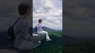 Cool Effect Watching cloud timelapse on a cliff