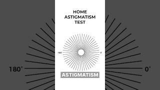 Home Astigmatism Test Astigmatism Dial