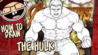 How to Draw THE HULK Avengers Infinity War  Narrated Easy Step-by-Step Tutorial