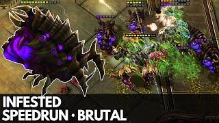 StarCraft 2 HotS - Mission 13 Infested - Speedrun Brutal all objectives