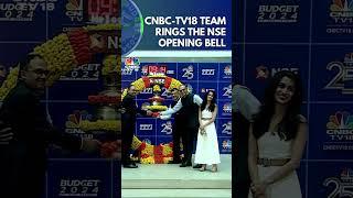 Budget 2024  Budget Special CNBC-TV18 Team Rings NSE Opening Bell  Nirmala Sitharaman  N18S