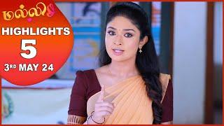 Malli Serial  EP 5 Highlights  3rd May 2024  Nikitha  Vijay  Saregama TV Shows Tamil